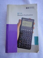 Manuel utilisation HP 48gx 48