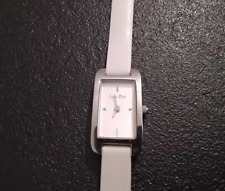 Montre femme marque Louis Pion double bracelet blanc TBE (C4)