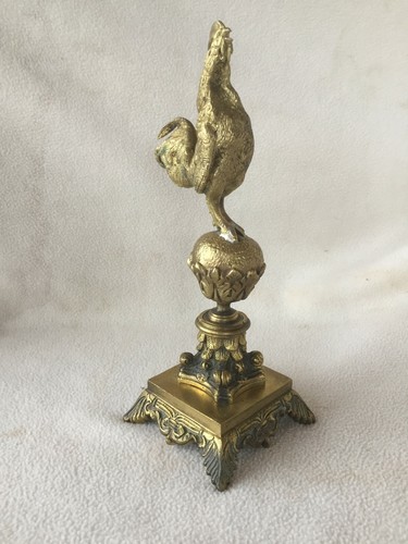 Coq gaulois bronze - , 19éme