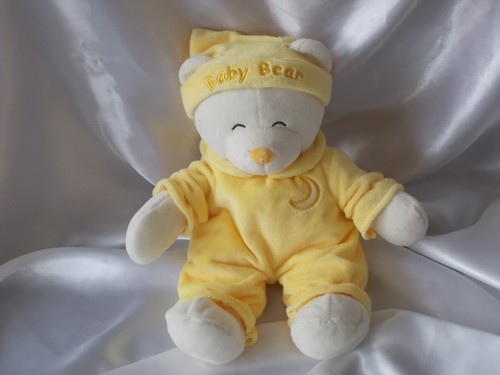 Doudou ours jaune lune baby - doudou,