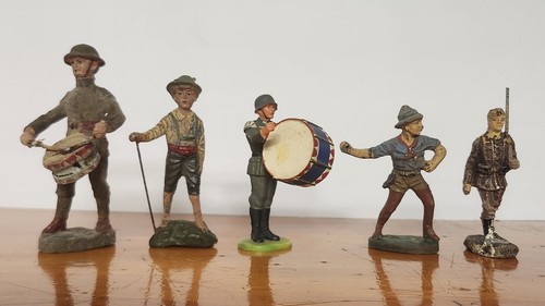 Vintage elastolin figures - 5,