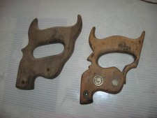 2 anciennes poignées de scie