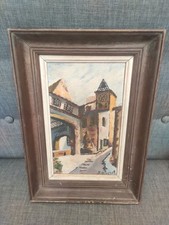 tableau ancien huile sur toile