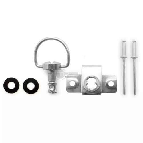 Kit fixation dzus argenté - fixation,