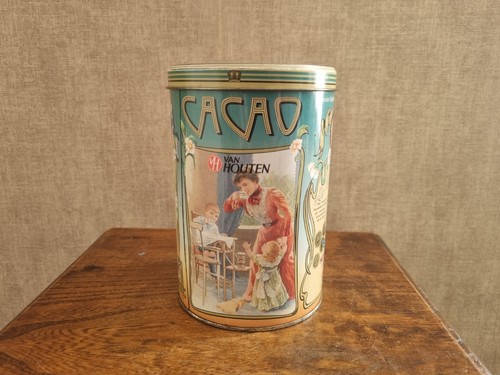 Boîte van houten - cacao, ronde