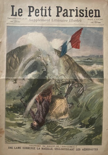 Petit parisien 1909 ballon - le,