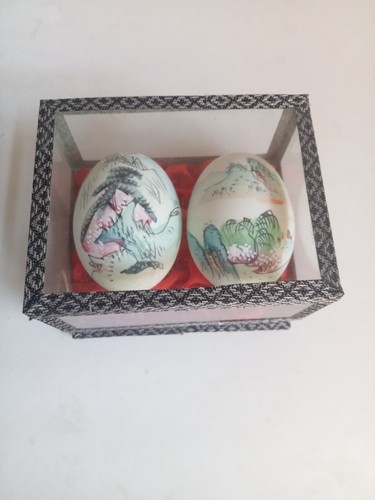 Oeuf ancien chinois peint la - oeuf, a