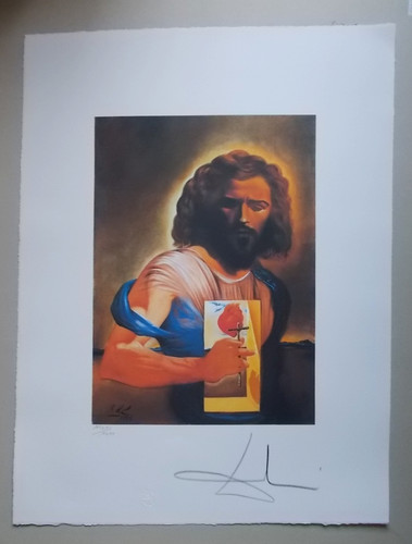 Lithographie salvador dali - , "