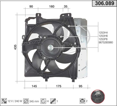 Ventilateur refroidissement - ventilateur, (refroidissement