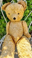 Ours En Peluche Ancien Jouet Old Vintage Antique Jointed Teddy Bear