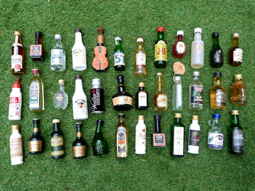 Lot mignonettes alcool mini - lot,
