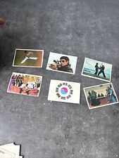 Lot Autocollant No Panini Stickers Kung fU Karaté 