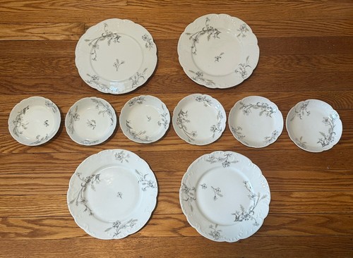 Set haviland limoges plates - set,