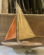 Voilier "Greiner" No 252 Bateau de Bassin Ancien Jouet