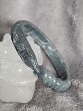 Bracelet Jonc Jade Blue Eau