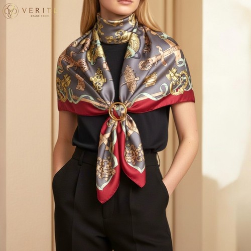 Rare vintage foulard - rare, soie