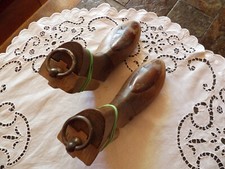 Anciens embauchoirs en bois,Bottines,enfants,décoration,cordonnier,1920