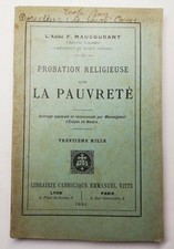 Rare Livre Ancien Probation La