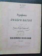 PARTITION  ANCIENNE - HAYDN /