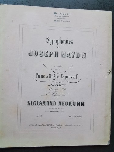 Partition ancienne haydn - partition, /