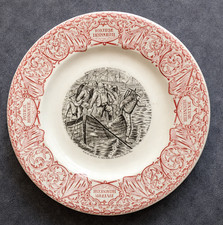 Rare assiette parlante ancien - assiette,