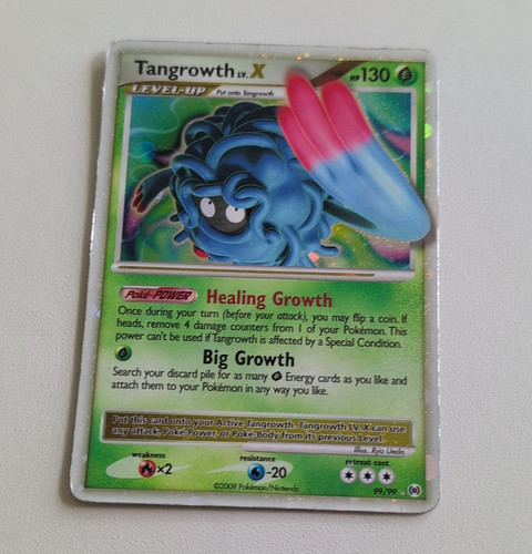Nintendo tangrowth 99 - lv.x, 99/99
