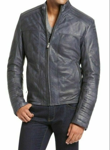 Veste cuir pour hommes 100 - veste,