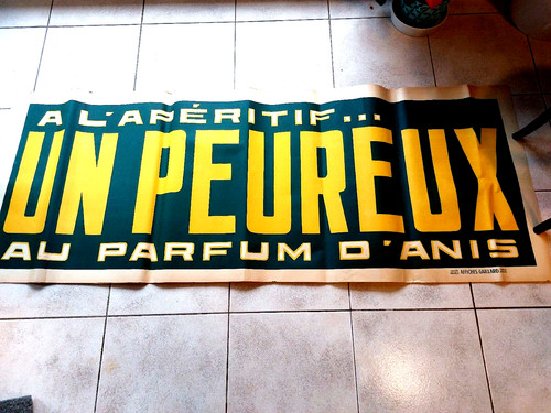 Affiche publicitaire ancienne