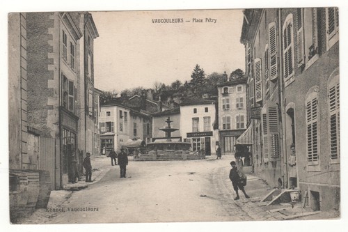 Cpa vaucouleurs place - vaucouleurs, :