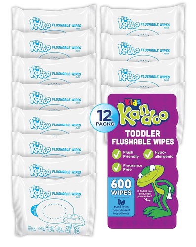 Flushable wipes for - for, baby