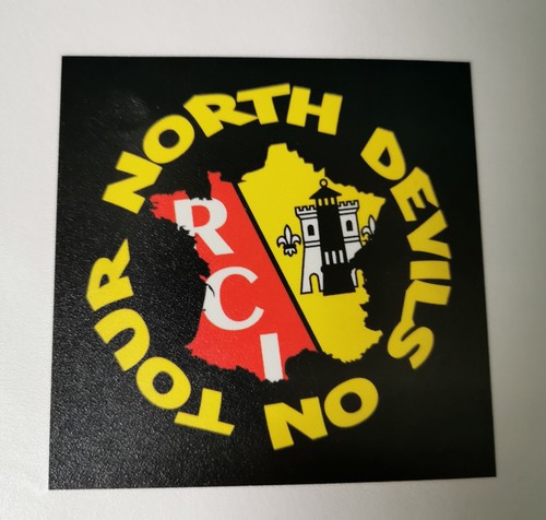 Autocollants north devils lens - autocollants,
