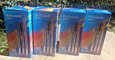 LOT DE 200 STYLOS A BILLE ( 120 BLEU, 40 NOIR , 40 ROUGE ) - 100% NEUF