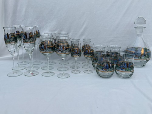Service verres vintage - de,