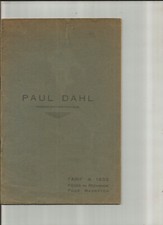 PAUL DAHL - INGENIEUR CONSTRUCTEUR - 1933 /TARIF PIECES ACCESSOIRES ELECTRICITE