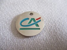 Jeton de caddie  C A  (  vert