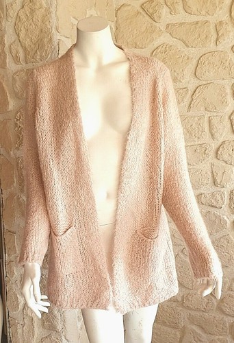 Gilet maille rose neuf - , talia