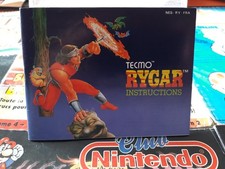 Notice Manuel De Jeu Tecmo Rygar  Nintendo Nes Originale En FRA