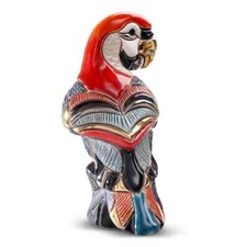 Perroquet Rouge Sculpture De