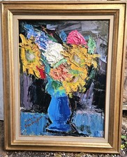 Superbe bouquet bien empatté par pierre AMBROGIANI 1907-1985