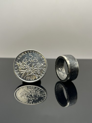 Bague pièce monnaie 5 - de,