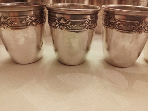 Lot shots liqueur metal - 6,