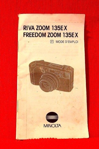 Notice des minolta riva - notice, ap