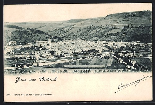Cpa diekirch vue générale - diekirch,,