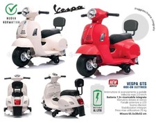 Scooter Électrique pour Enfants 1 - 3 Ans Avec Lumières LED & Sons Vespa GTS