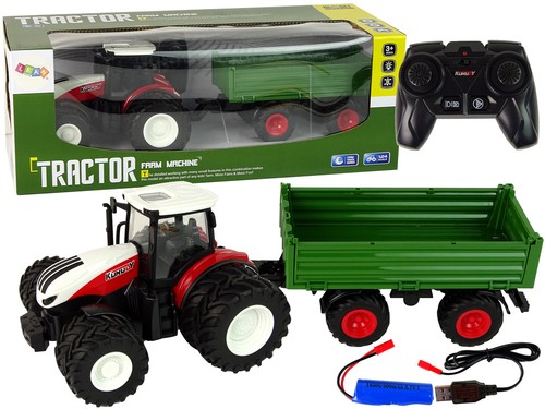 Tracteur avec remorque - avec,