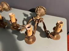 2 Appliques En bronze Doré a