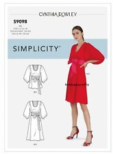 Simplicité 9098 Robe Et Haut Patron De Couture Tailles 6 - 14 Et 16 - 24
