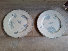 Deux assiettes  H B CHOISY LE ROI