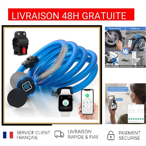 Antivol vélo moto câble - antivol,