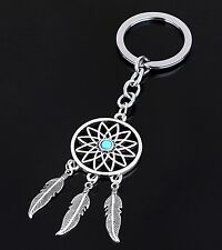 Porte Clé  Clef Attrape Rêve Rêves Dream Catcher Plumes Keyring FRANÇAIS